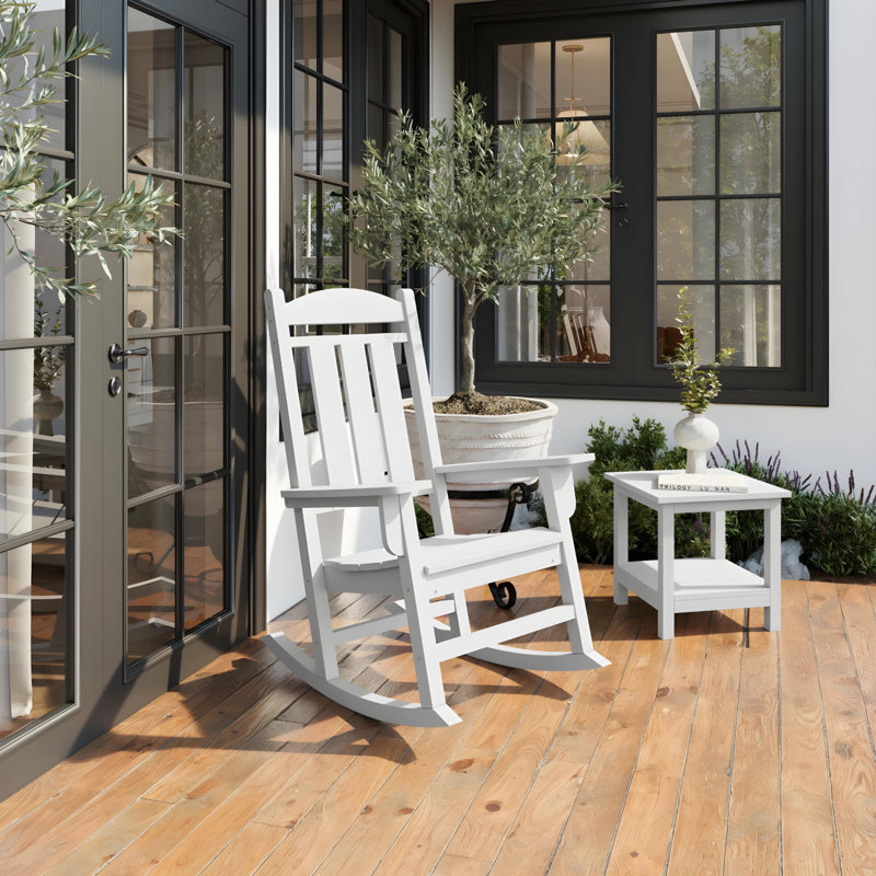 Chaise berçante traditionnelle Pecan, Brun
