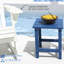 Table d'appoint carrée de 15 po, table de bout d'extérieur pour balcon, piscine, terrasse de porche, capacité de surface de 110 lb