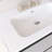 Wall Mounted Single Bathroom Vanity With White Ceramic Integrated Top-686013736-686013750