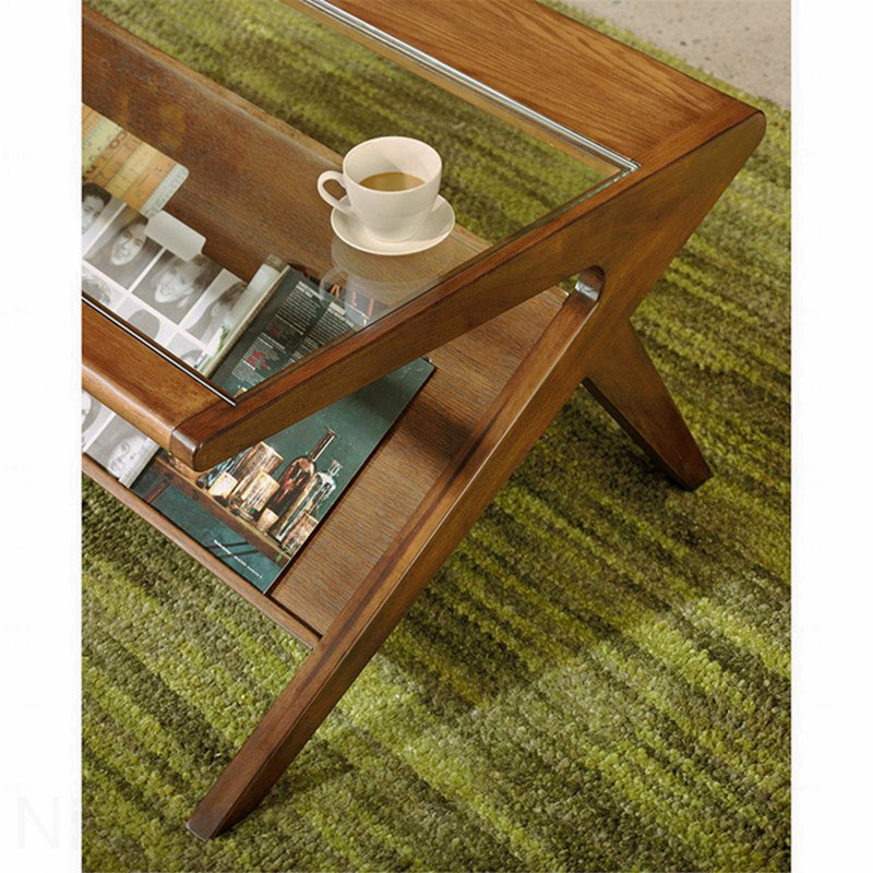 Coffee Table With Tempered Glass