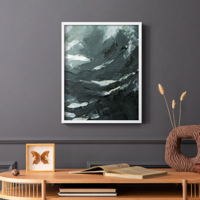 «Lost in the Sea II», reproduction encadrée - bois massif