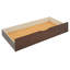 Lit plateforme avec rangement en bois, 2 grands tiroirs, lit gigogne, un ensemble de prises et ports USB-1668139072