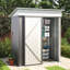 3 ft. W x 5 ft. D Pent Metal Garage Shed