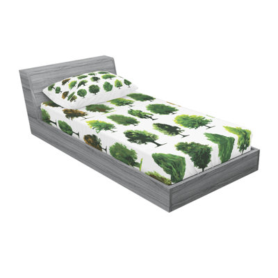 Microfiber Floral Sheet Set