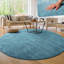 Cretien 100% Polyester Turquoise Outdoor Rug-1999299085