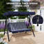 Balancelle 3 places avec support pour jardin, cour et piscine-1740017954