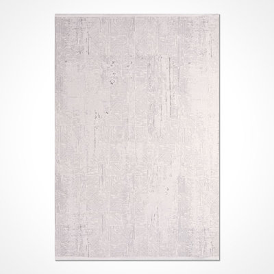 Tapis beige moderne lavable à la machine