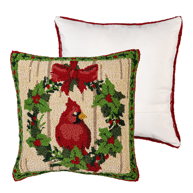 Coussin intérieur / extérieur en polypropylène Cardinal Joy, 18 po x 18 po