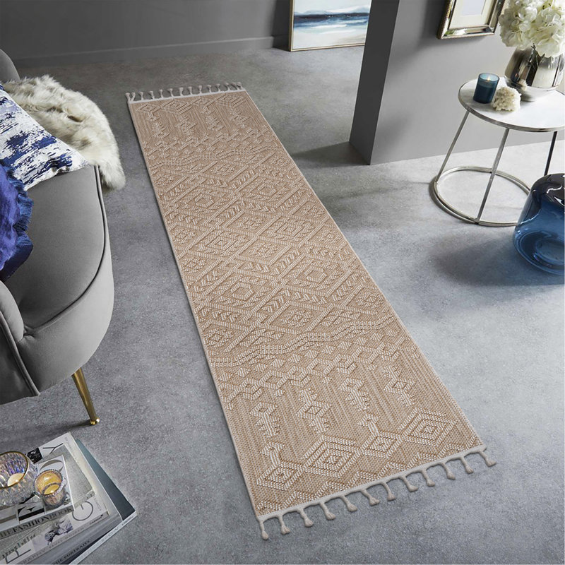 Tapis naturel / traditionnel d'intérieur / extérieur, Rectangle 4 pi x 6 pi 2 po