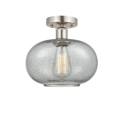 Bobtown Glass Semi Flush Mount