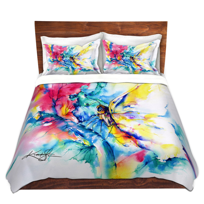  Housses de couette en microfibre Butterfly, Simple
