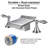 Aquaterior Widespread Single-handle Bathroom Faucet-51572221