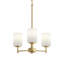 Lustre 3 lumières en or brossé avec abat-jour en verre gravé Replay Collection-131435585-131435584-131435580