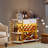 Amata 47.4'' Bar Cabinet with LED Lights and Power Outlets, Wine Cabinet with Wine Racks and Glass Holders-1912982419