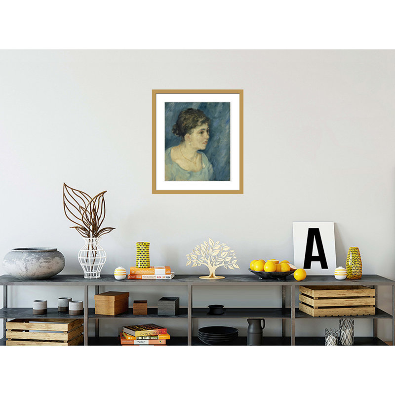 «Portrait of a Prostitute» par Vincent van Gogh, impression giclée encadrée, H 26,87 po x l 23,5 po