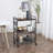 Versatile 3-Tier Rolling Kitchen Cart With Abundant Storage Options