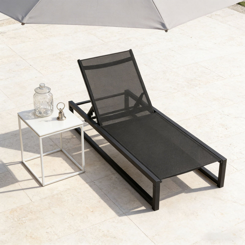 CHAISE LOUNGE, 1, Black