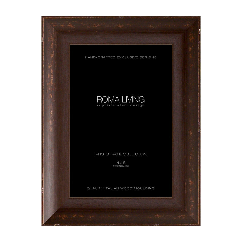 Palio Wood Beveled Picture Frame, 4" x 6", Cool Silver