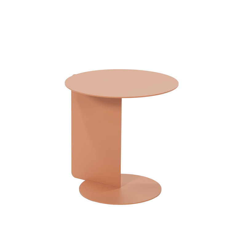 SALSA Pedestal End Table, Coral
