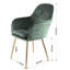 Pugliese Velvet Armchair-1902436745-1881279792