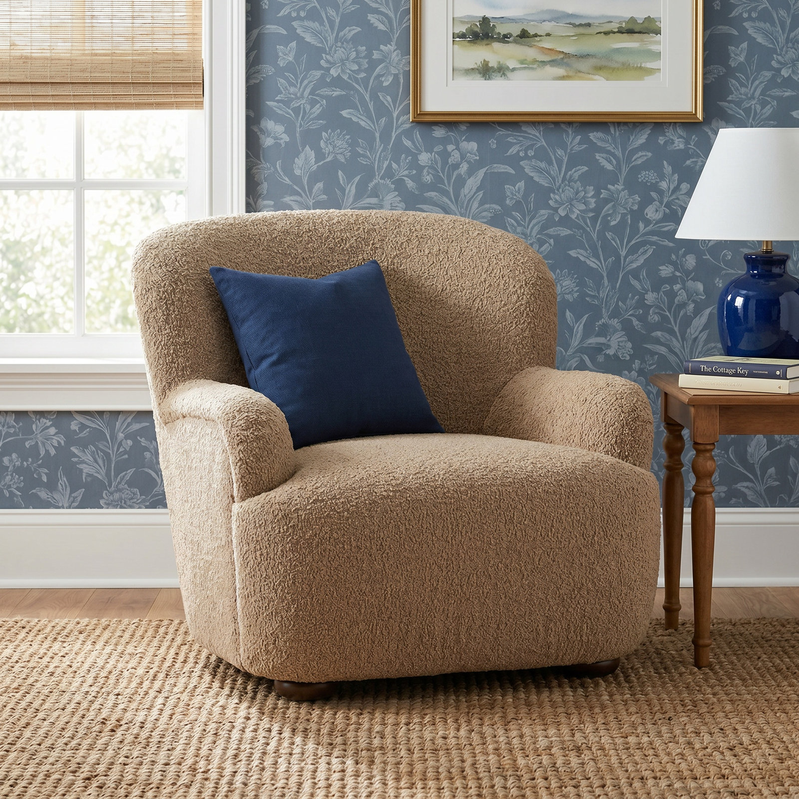 Maxton Armchair, Malmo Olive