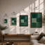 Shades Of Green Minimalist - Print-226171003-226171002