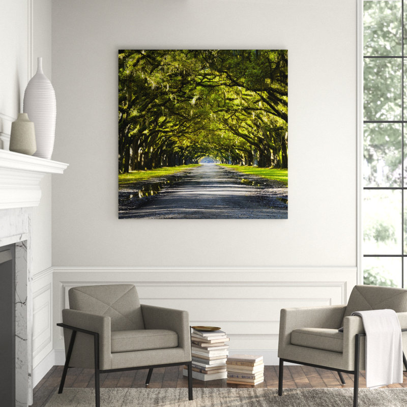 The Path Home Print, 56" H x 56" W x 1" D, Aluminum