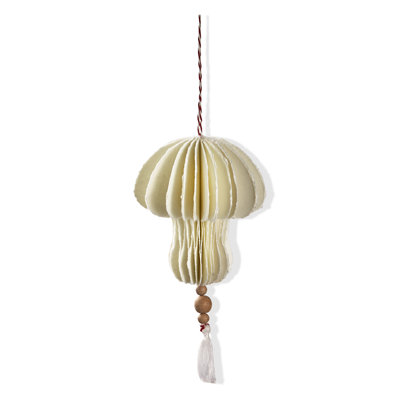 Paper Mushroom Ornament