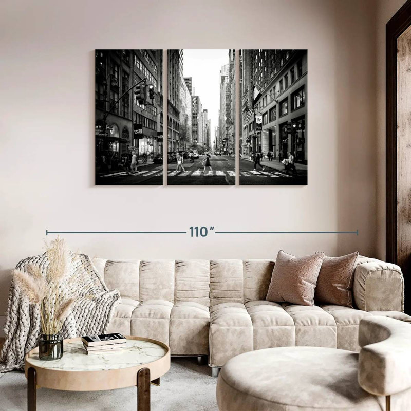  «Madison Avenue», H 48 po x l 74 po