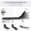 Méridienne de jardin inclinable Destiney