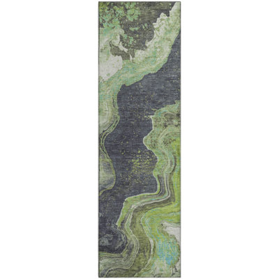 Premium Machine Washable Jakiyra AMF1907 Abstract Rug