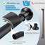 130cm Straight Shower Curtain Pole & Hook Set-1464062926