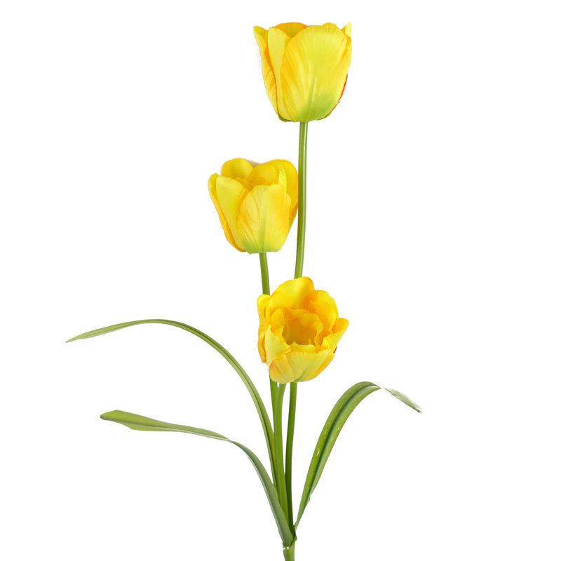 Plastic, Silk Artificial Arrangement, Yellow