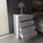 Carrigan 55cm W Manufactured Wood Bedside Table