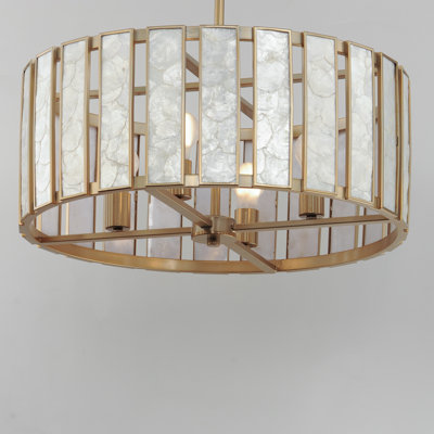 Lustre tambour 4 lumières Beatriz