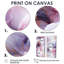 Enchanted lumière mauve marbre brumeux - art mural mauve 2 pièces-837887776-837887779-837887777