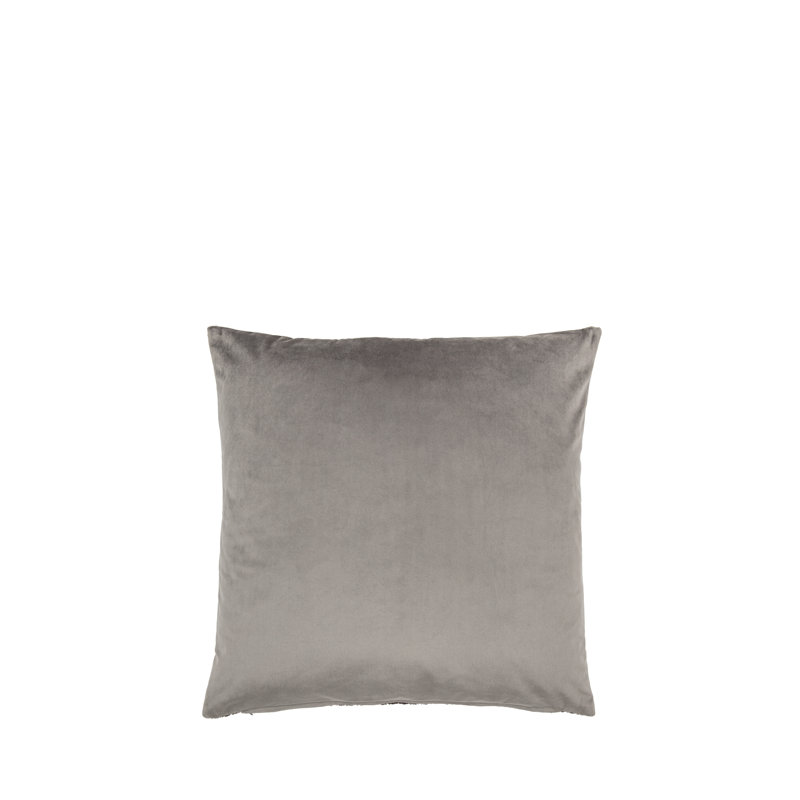 Aeiden Grey Square Cushion Cover