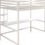 Lit mezzanine en métal avec bureau intégré Maxwell par Novogratz-40841837-40841838