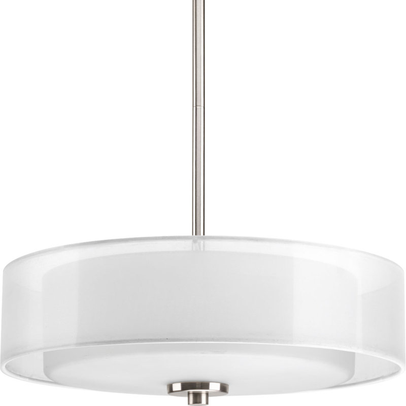 Ernestina 3 - Light Single Pendant, Brushed Nickel