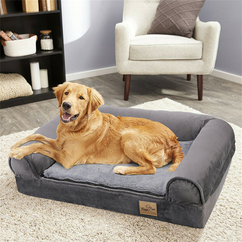 Hundebett Dog Beds Bolster Cushion, 19cm H x 100cm W x 75cm D