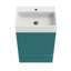 Meuble-lavabo rayé en cachemire avec porte en céramique et porte de salle de bain Gada-2021771472