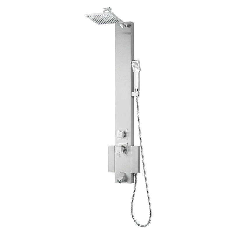 48 Shower Panel With Adjustable Shower Head