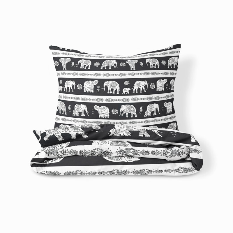 Animal Print Duvet Cover, King Duvet Cover + 2 King Shams