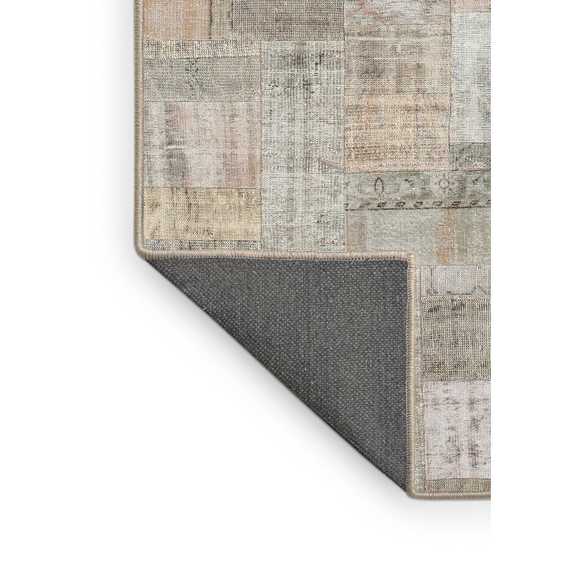 Tapis gris/beige/brun contemporain, Rectangle 2 pi x 5 pi