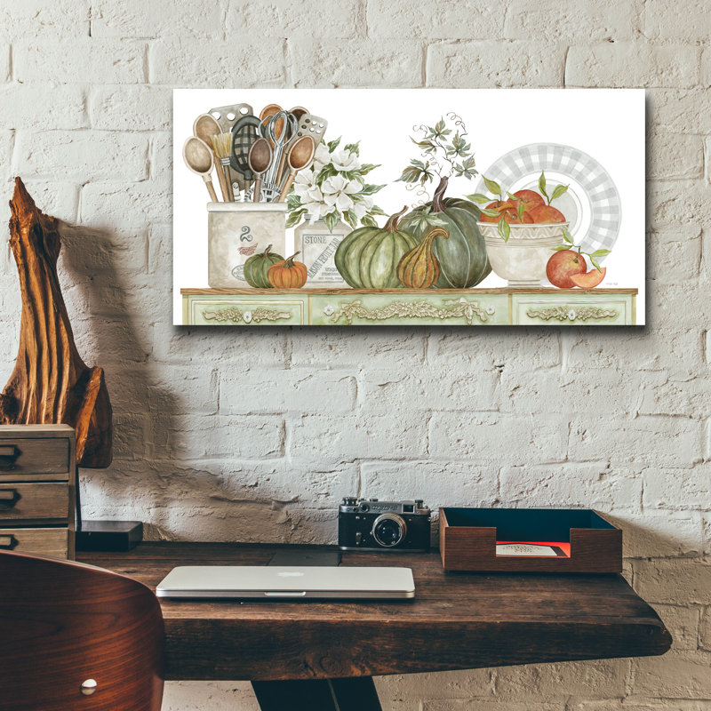'Kitchen Splendor' by Cindy Jacobs, Acrylic Glass Wall Art, 12" H x 24" W x 0.2" D