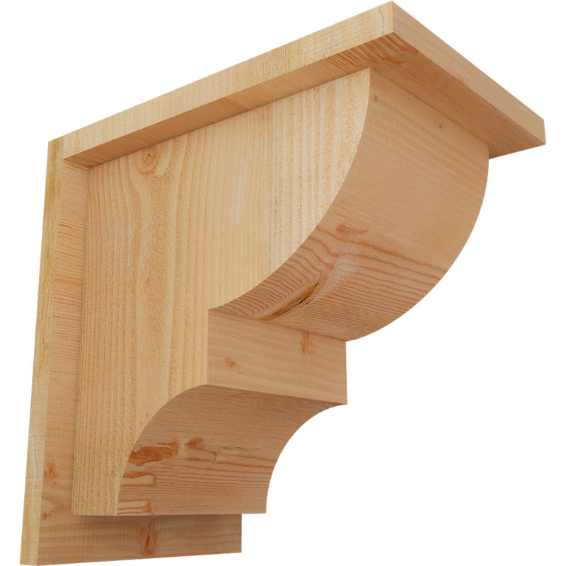 Corbeau Ridgewood avec contre-plaque, H 12 po x l 8 po x P 12 po, Sapin de Douglas, Sciage brut