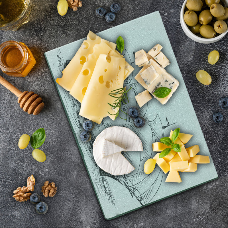 Planche à découper en verre trempé Ambesonne