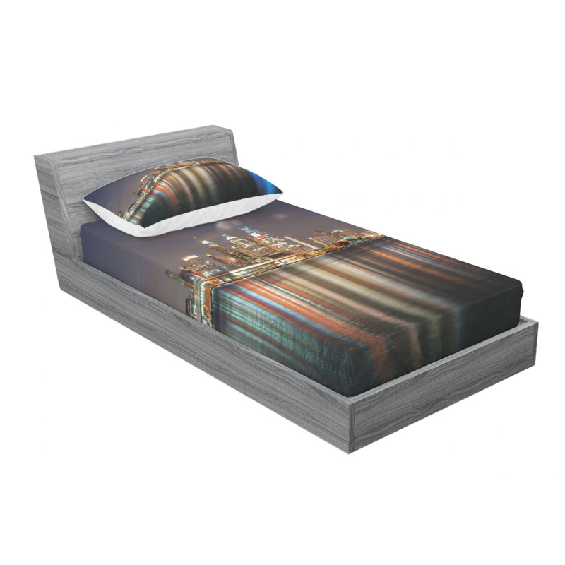 Microfiber Sheet Set, Twin XL Sheet Set with Fitted Sheet
