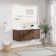 Cristo 48'' Wall Mounted Single Bathroom Vanity with Quartz Top