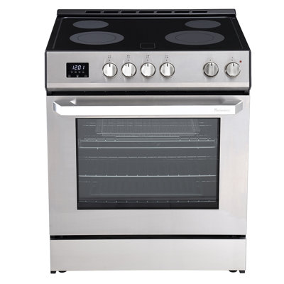 30 Inch Electric Range with PerfectCook Timer in Stainless Steel